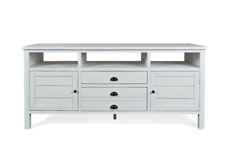 Artisans Media Console in White, 70 Inch, Image 1