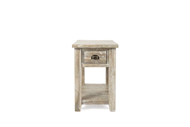 Artisans Chairside Table in Gray, Image 2