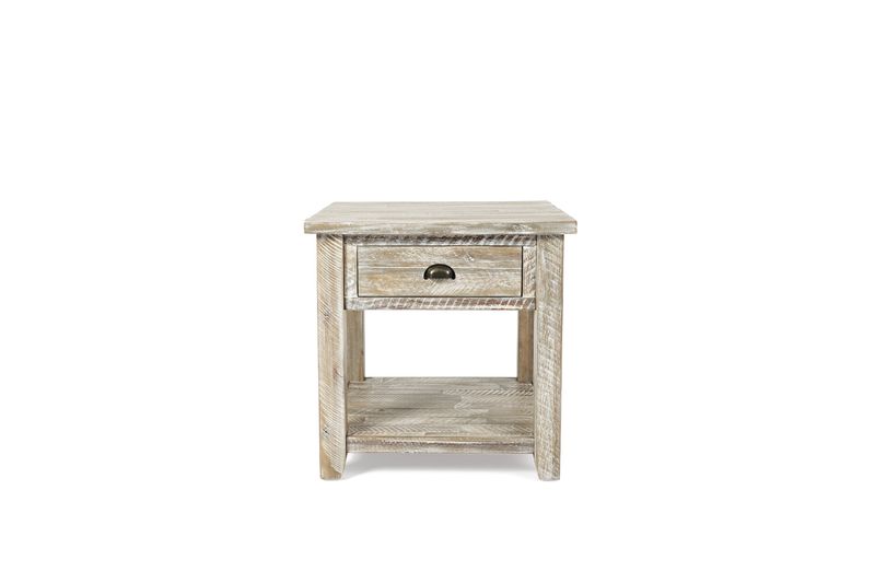 Artisans End Table in Gray, Image 1