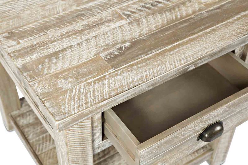 Artisans End Table in Gray, Image 4