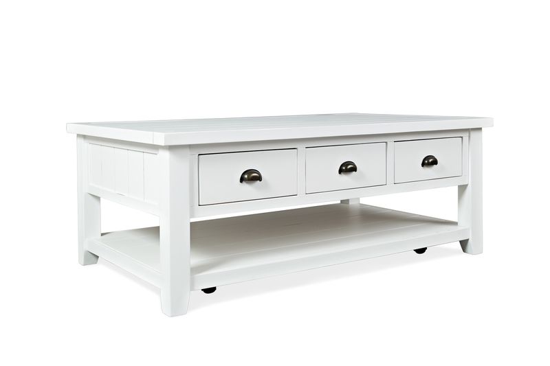 Artisans Coffee Table in White, Image 1
