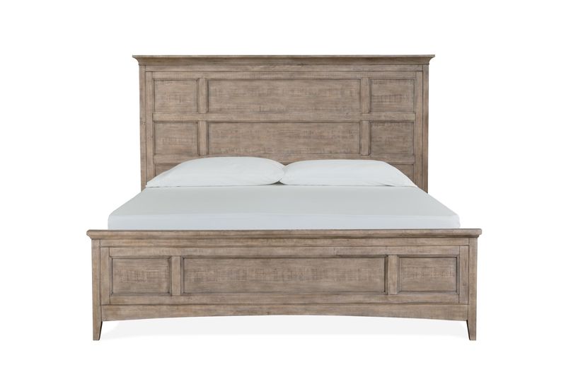 Bay Creek Panel Bed w/ Storage in Light Gray, Queen, Image 2