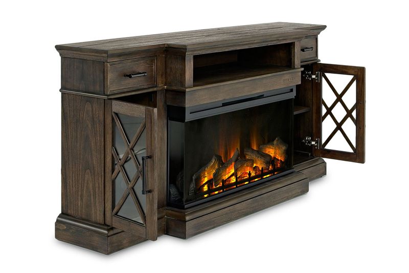 Mor furniture fireplace tv stand hotsell
