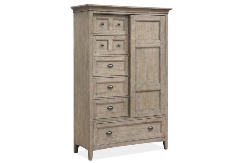 Bay Creek Chest w/ Door in Light Gray, Image 1 Bay Creek Chest w/ Door in Light Gray, Image 1