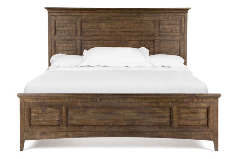 Bay Creek Panel Bed w/ Storage in Nutmeg, California King, Image 2