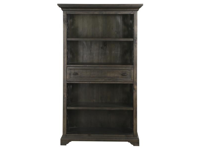 Bellamy Office Bookcase in Charcoal, Image 1