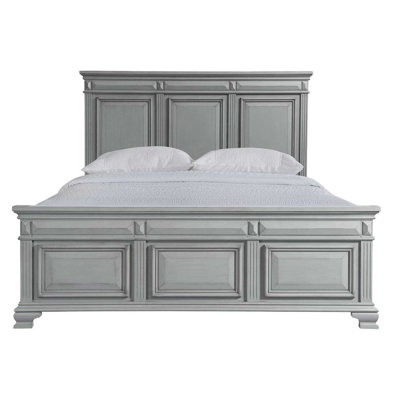 Calloway Panel Bed in Gray, Eastern King, Image 2 Calloway Panel Bed in Gray, Eastern King, Image 2