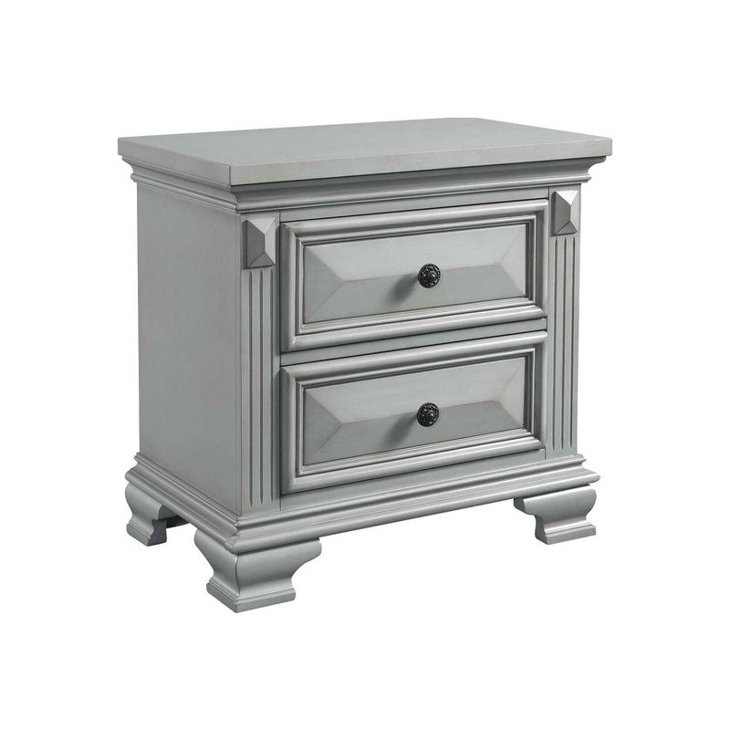 Calloway Nightstand in Gray, Image 1