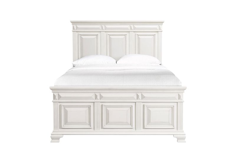 Calloway Panel Bed in White, Full, Image 2 Calloway Panel Bed in White, Full, Image 2
