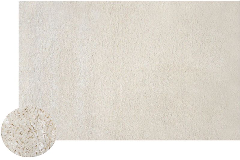 Comfort Shag Rug in White, 5 x 8, Image 1