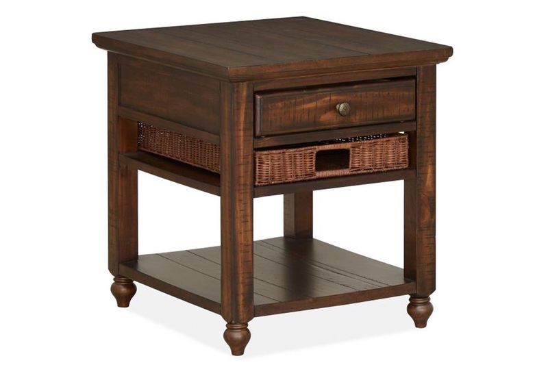 Cottage Lane End Table in Brown, Image 1