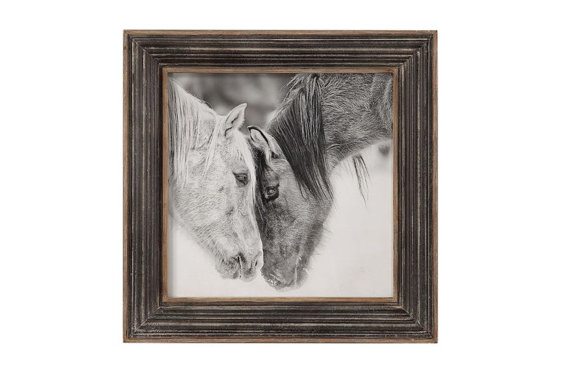 Horses B&W Wall Art