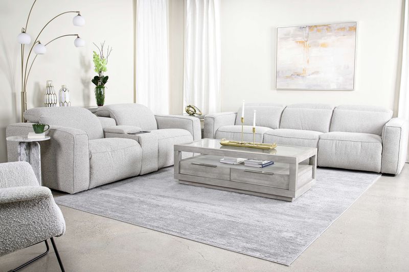Amara 2 Power Sofa & Console L, Styled Amara 2 Power Sofa & Console L, Styled