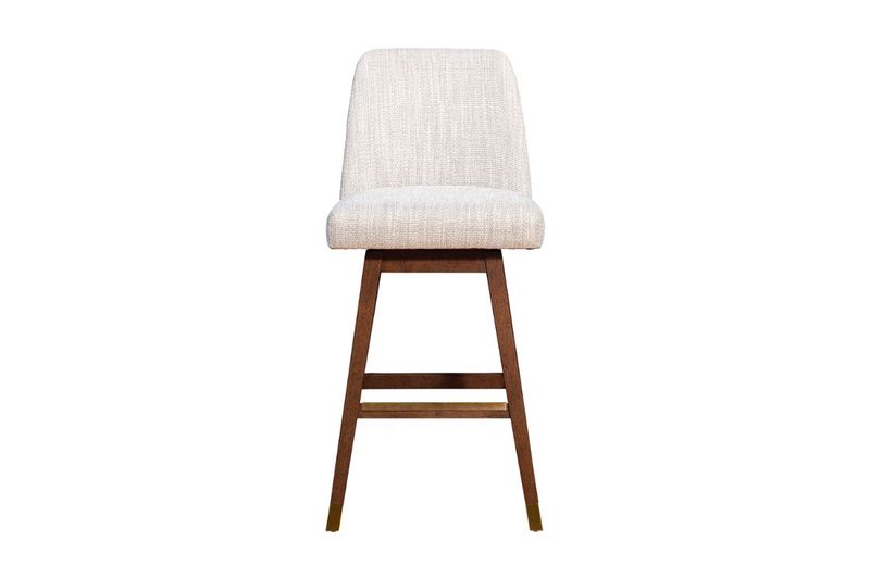 Amelia Swivel Bar Height Stool, Front