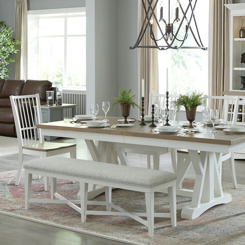 Americana Dining Table & 4 Cha, Styled