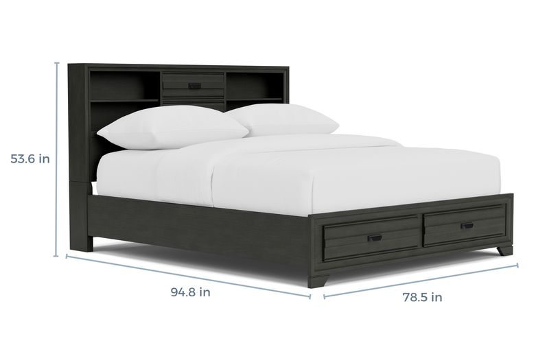 Andes Bookcase Bed, 
