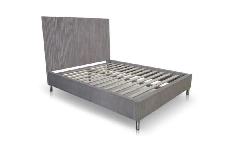 Argento Panel Bed, AngledAngle