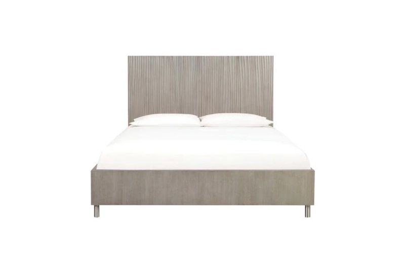 Argento Panel Bed & Dresser & , Front