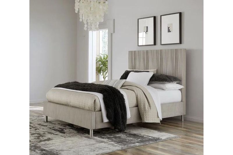 Argento Panel Bed, Styled