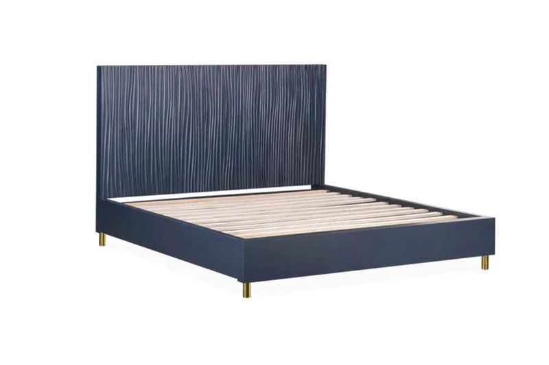 Argento Panel Bed, AngledAngle
