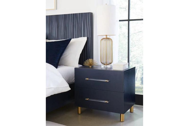 Argento Nightstand, Styled