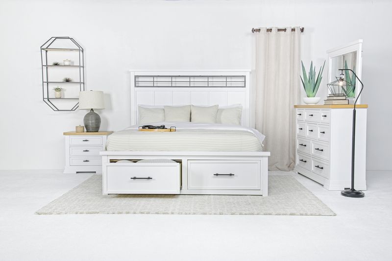Ashbryn Storage Bed, Styled