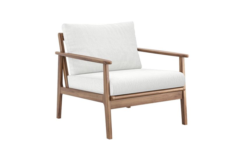 Ashton Outdoor Accent Chair, Angle
