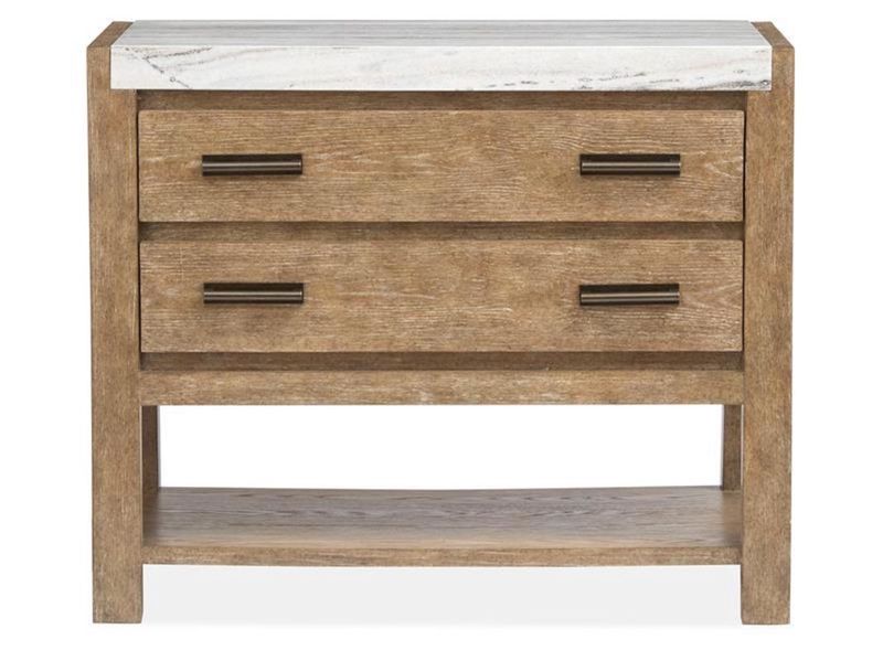 Aspen Valley Nightstand, FrontOpen