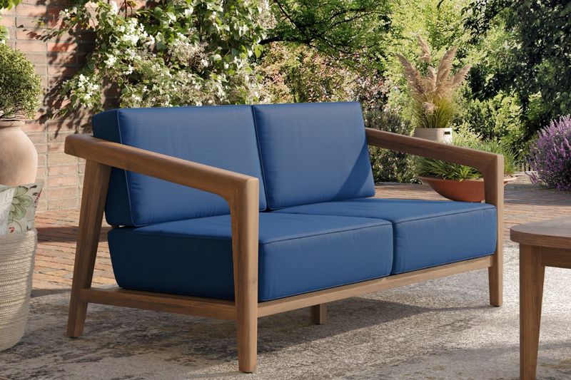 Bali Patio Loveseat, Styled