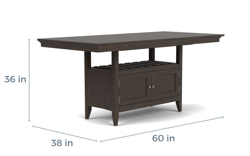 Counter height extendable table 2025