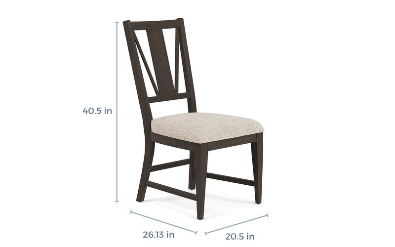 Bay Creek Dining Table & 4 Cha, SideBack