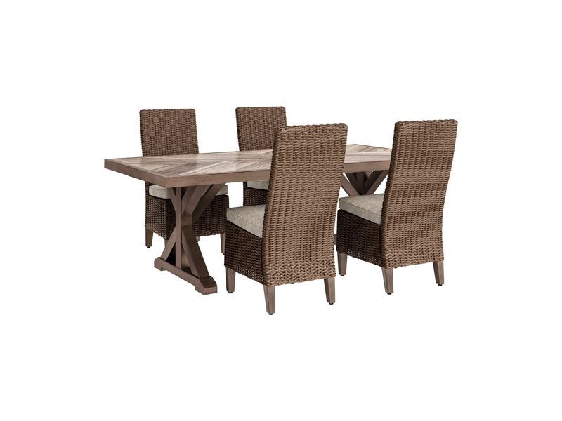 Beachcroft Patio Table & 4 Cha, Back Beachcroft Patio Table & 4 Cha, Back