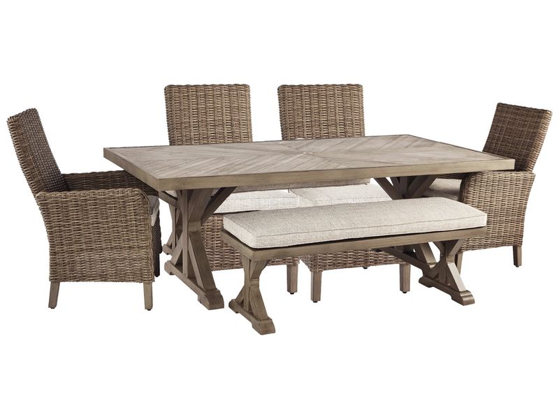 Beachcroft Patio Table & 4 Cha, SideAngle Beachcroft Patio Table & 4 Cha, SideAngle