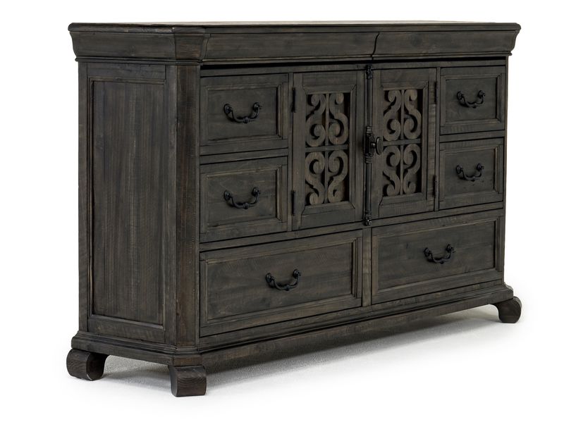 Bellamy Sleigh Bed & Dresser &, AngledAngle