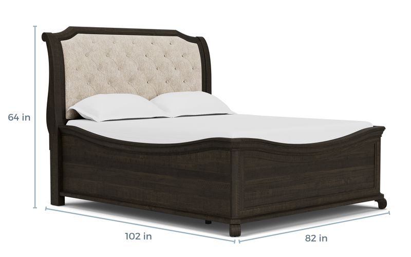 Bellamy Sleigh Bed, 