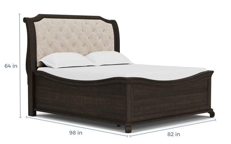 Bellamy Sleigh Bed, 