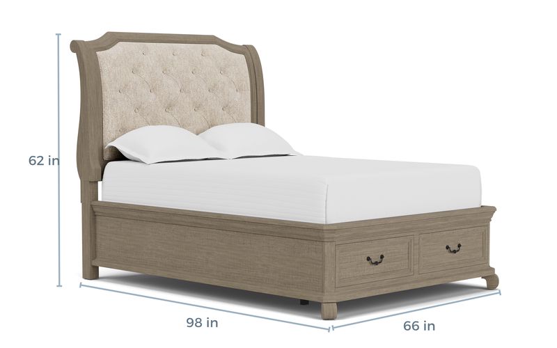Bellamy Sleigh Bed, 