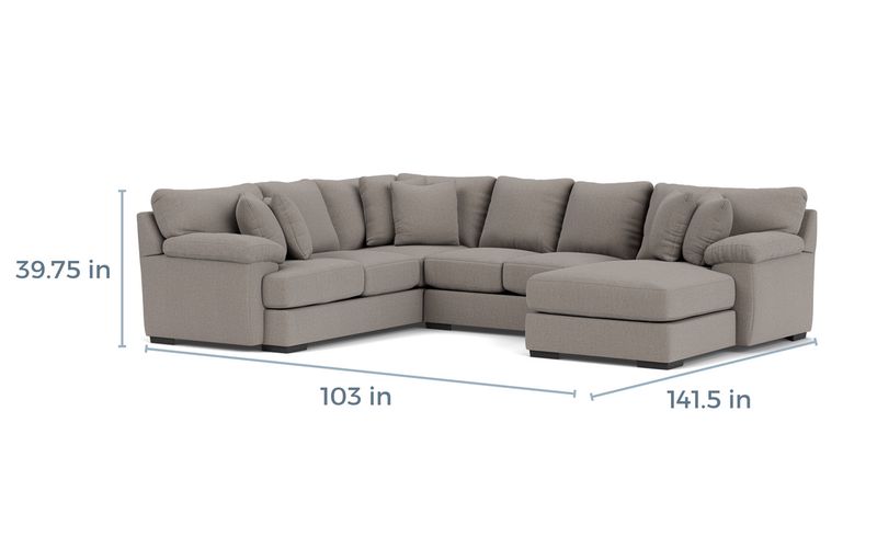 Bermuda Tux Loveseat Chaise Se, 