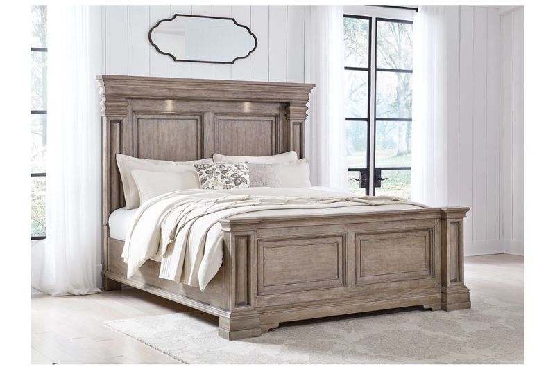 Blairhurst Panel Bed, Styled