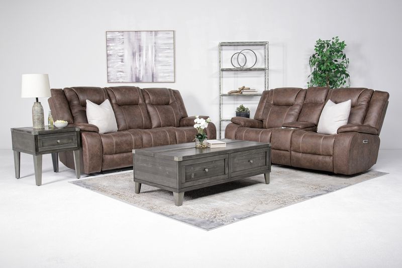 Blake 2 Power Sofa, Styled