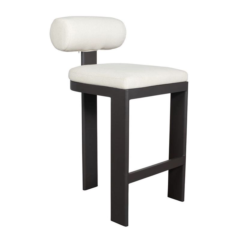 Bolster Outdoor Barstool, Angled Bolster Outdoor Barstool, Angled