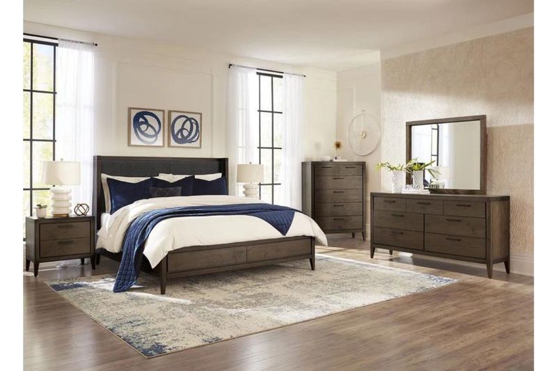 Boracay Panel Bed & Dresser & , Styled