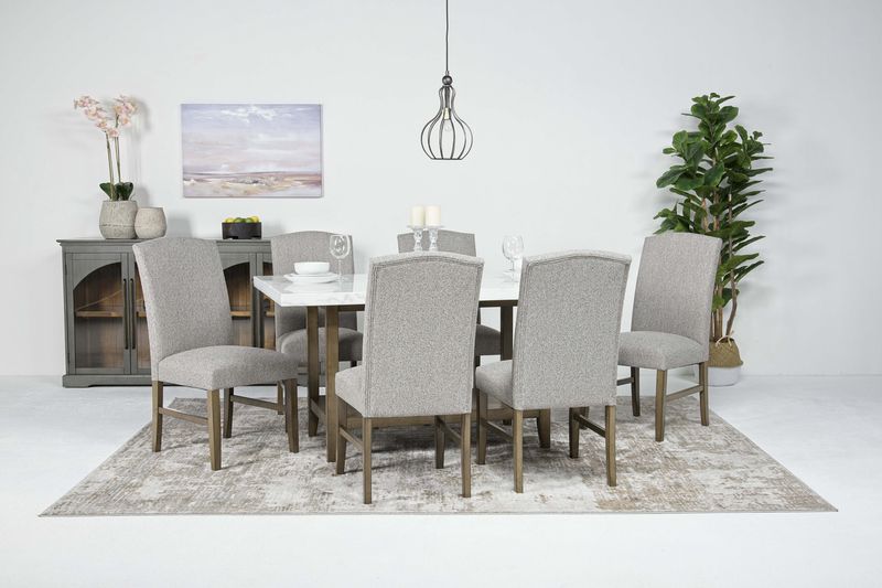 Pub Dining Table & 6 Chairs, 