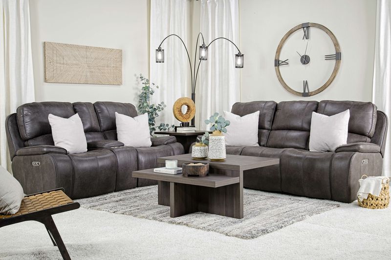 Brookings 2 Power Sofa & Conso, Styled Brookings 2 Power Sofa & Conso, Styled