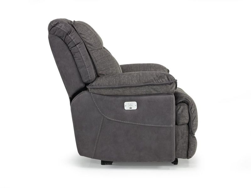 Bubba 2 Power Recliner in Graphite | Recliners | Living Room 