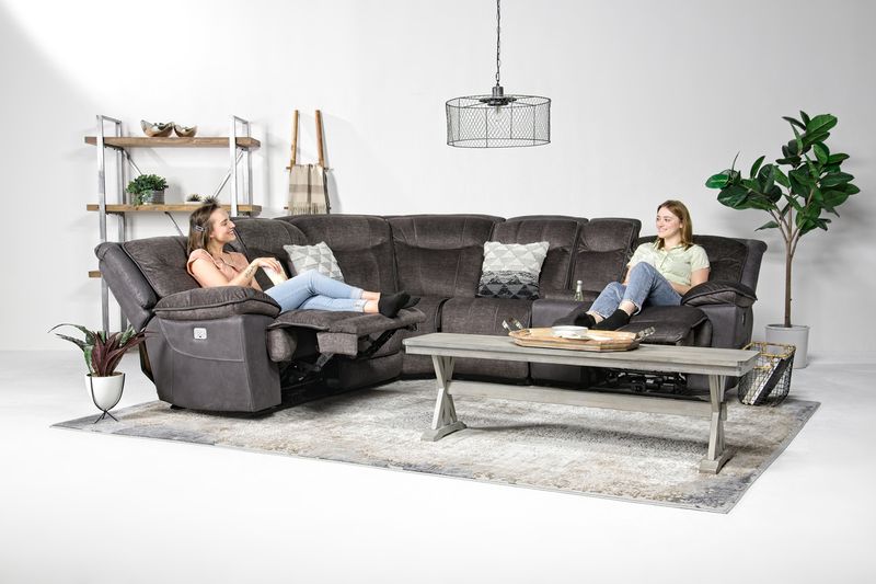 Bubba 6 Piece 2 Power Sectional Sectionals Living Room