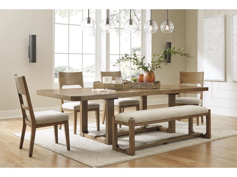 Cabalynn Dining Table & 4 Chai, Styled