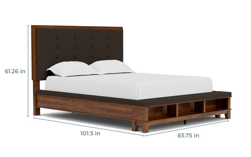 Cagney Upholstered Panel Bed &, 