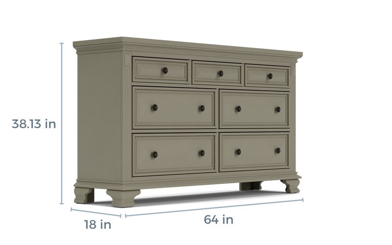 Calloway Panel Bed & Dresser &, 