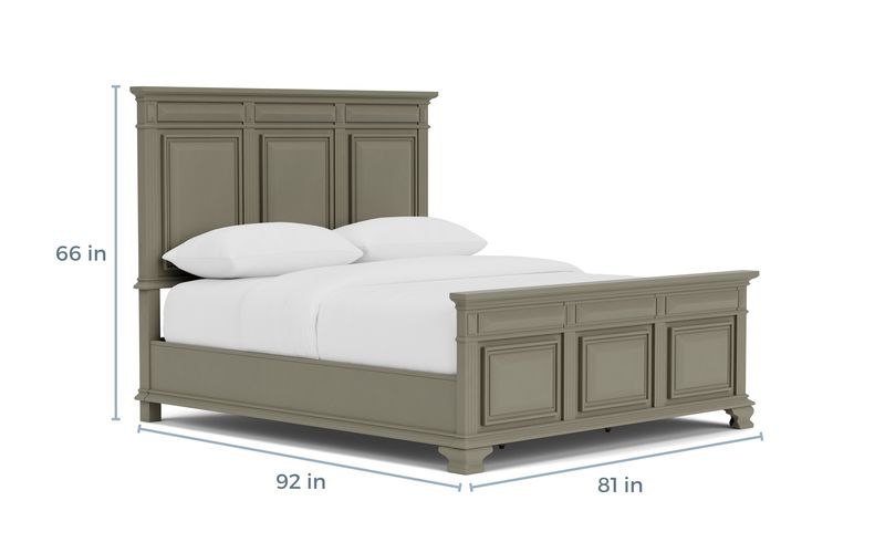 Calloway Panel Bed & Dresser &, 